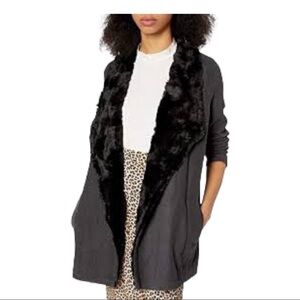 𝅺jack by BB Dakota faux fur trimmed cardigan